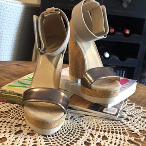 Jimmy Choo Cork Wedges Excellent Condition!